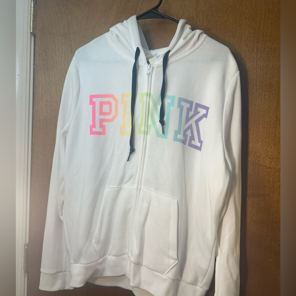 *NWT* PINK zip up fleece jacket